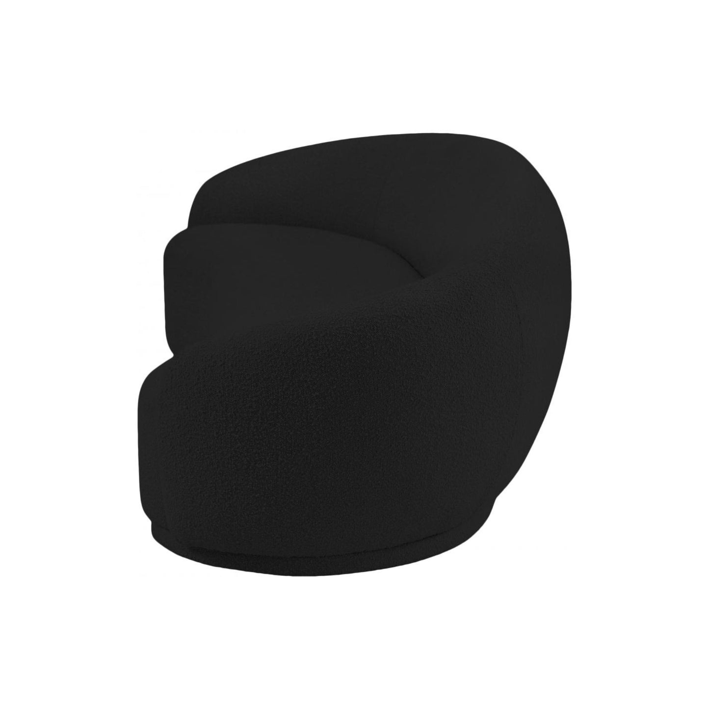 Cozy Boucle Fabric Lounge Chair.