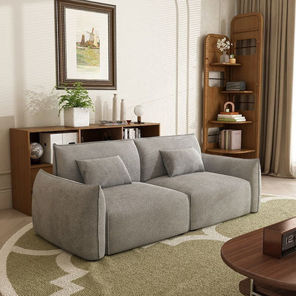 Modern Modular Fabric 2-Seater Sofa.