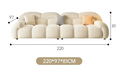 Cloud Lounge Couch Puffs Nordic Living Room Sofa.