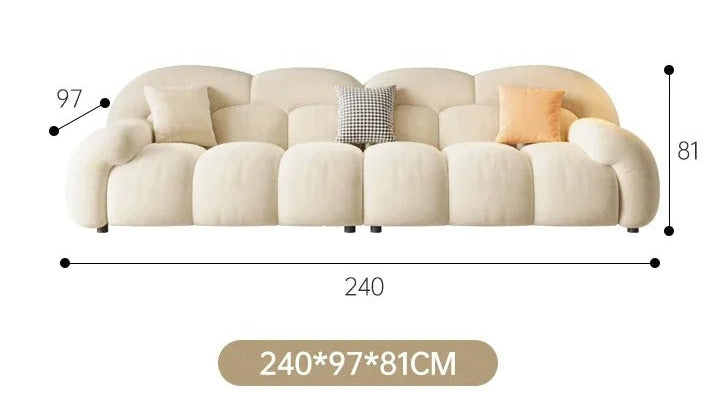 Cloud Lounge Couch Puffs Nordic Living Room Sofa.
