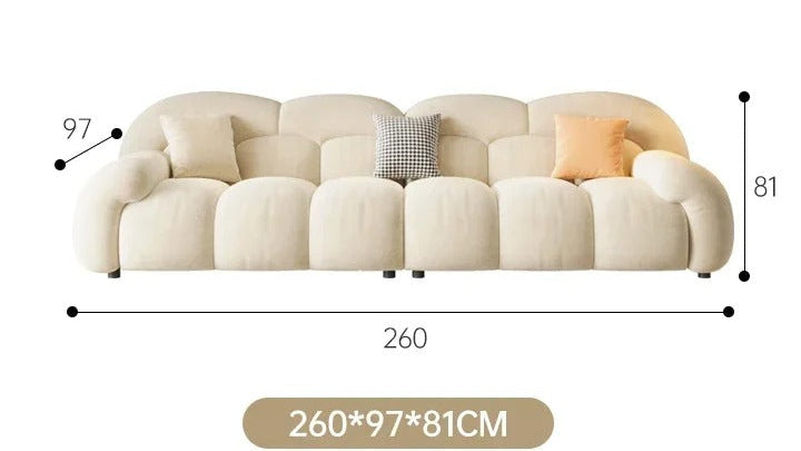 Cloud Lounge Couch Puffs Nordic Living Room Sofa.
