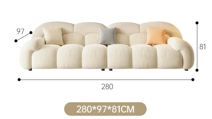 Cloud Lounge Couch Puffs Nordic Living Room Sofa.