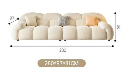 Cloud Lounge Couch Puffs Nordic Living Room Sofa.