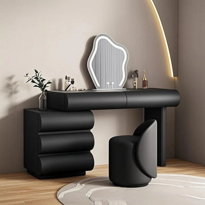 Dressing Table Set with Mirror and Chair.