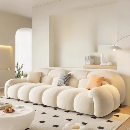 Cloud Lounge Couch Puffs Nordic Living Room Sofa.