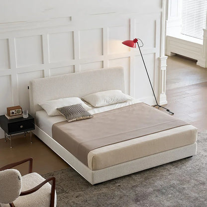 Soft Aesthetic Modern Designer Unique Chinese Style Clear Bed