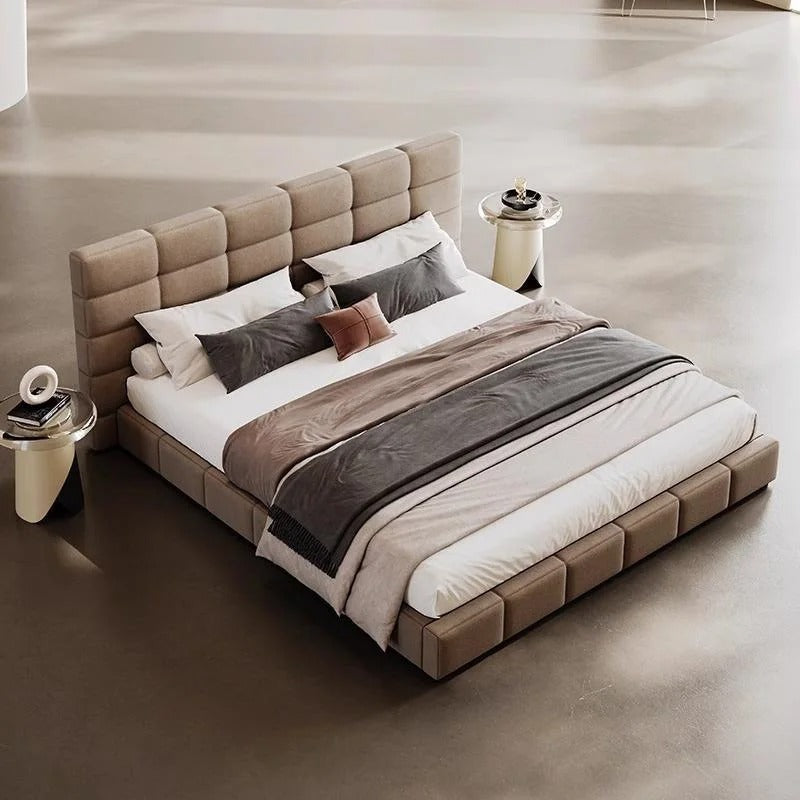 Luxury Modern Fabric Bed Frame Guest Room Bedroom, Hotel Furniture