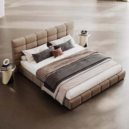 Luxury Modern Fabric Bed Frame Guest Room Bedroom, Hotel Furniture