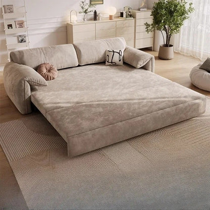 Light Luxury Multi-functional Sofa Bed with Storage Dual-purpose for Small Apartment.