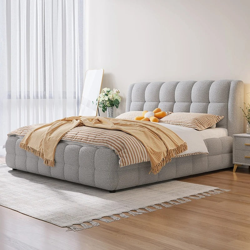 Modern Minimalist Upholstered Bed Frame.