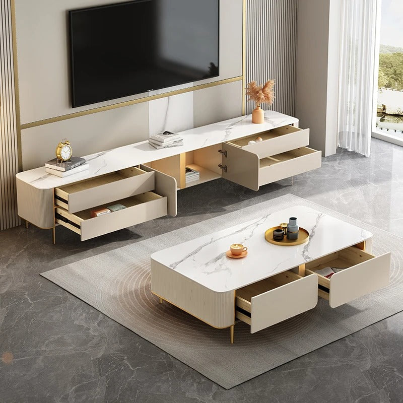 modern living room table set