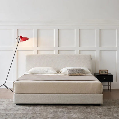 Soft Aesthetic Modern Designer Unique Chinese Style Clear Bed