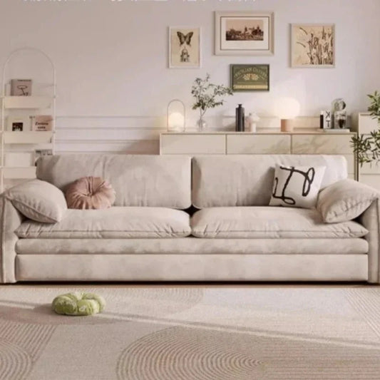 Light Luxury Multi-functional Sofa Bed with Storage Dual-purpose for Small Apartment.
