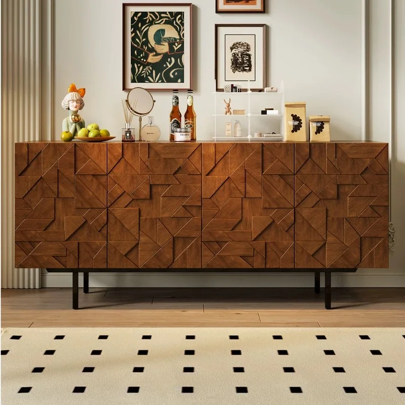 Nordic Style Wooden Sideboard Cabinet or Console Table.