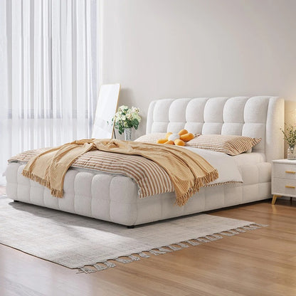 Modern Minimalist Upholstered Bed Frame.