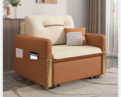 Nordic Creative Single Sofa Bed With Storage.