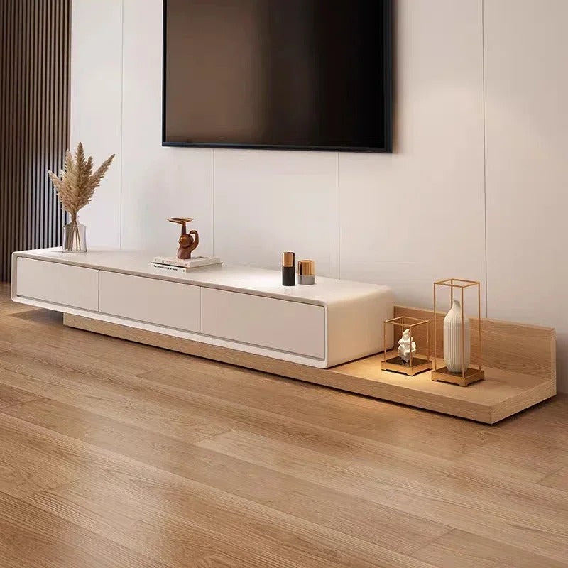 Low-Profile Extendable TV Table.