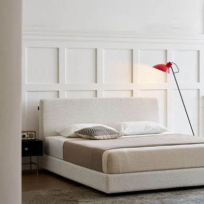 Soft Aesthetic Modern Designer Unique Chinese Style Clear Bed