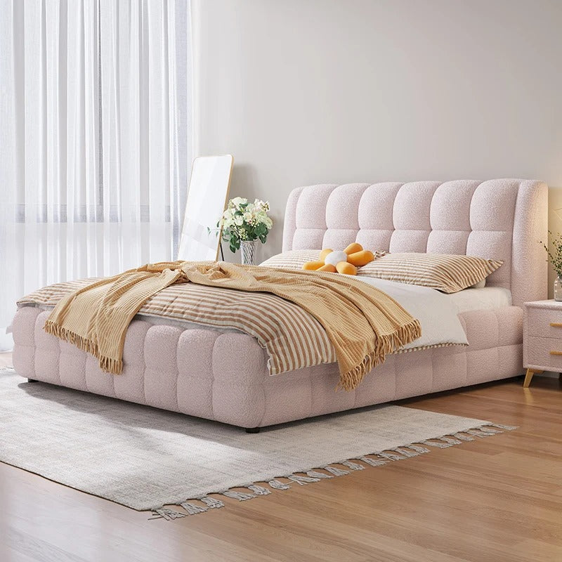 Modern Minimalist Upholstered Bed Frame.