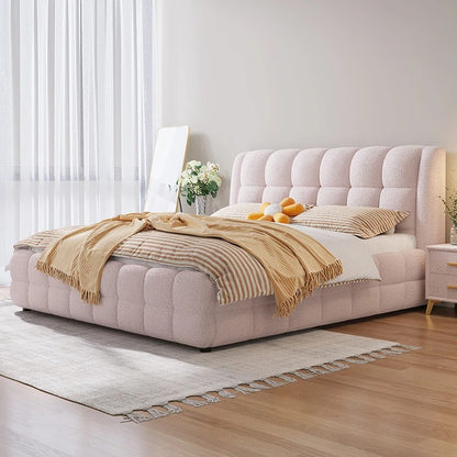 Modern Minimalist Upholstered Bed Frame.