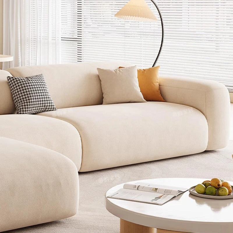 Living room Modular Sectional Sofa L-Shape Design.