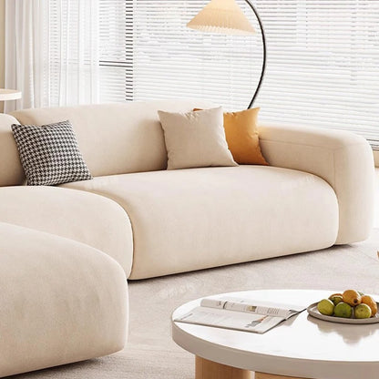 Living room Modular Sectional Sofa L-Shape Design.