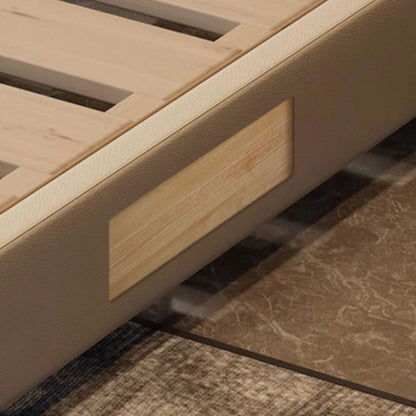 Luxury Home Faux Leather Bed Frame.