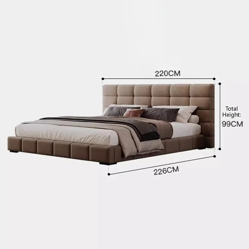 Luxury Modern Fabric Bed Frame Guest Room Bedroom, Hotel Furniture