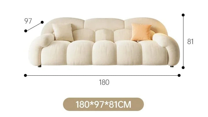 Cloud Lounge Couch Puffs Nordic Living Room Sofa.