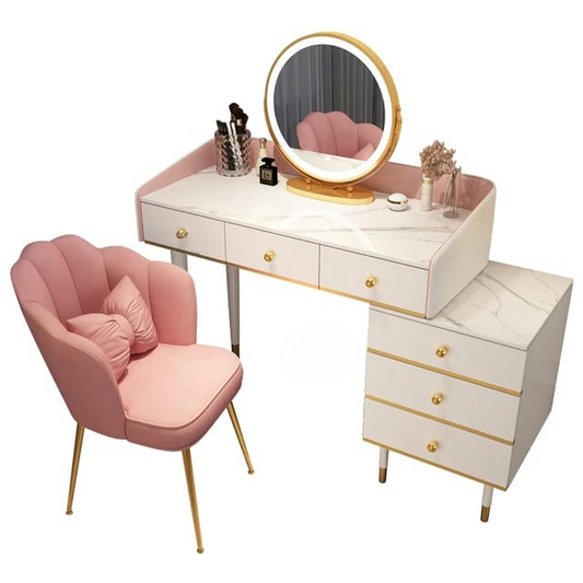 Makeup Vanity Table, Dressing Table with Mirror