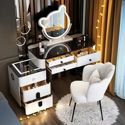 Smart Vanity Table, Dressing Makeup Bedroom Set. 120cm