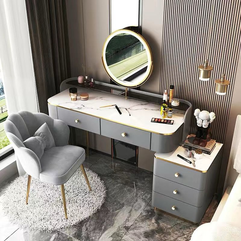 dressing table gray