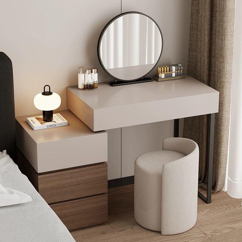 wooden vanity set