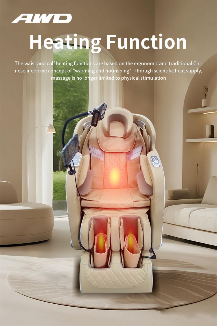 massage chair with heat for back