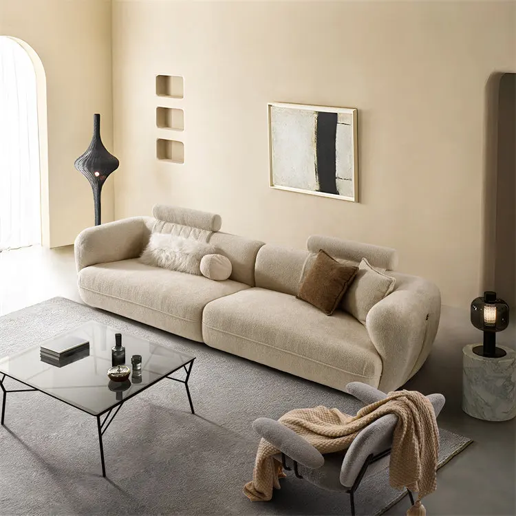 modern beige sofa