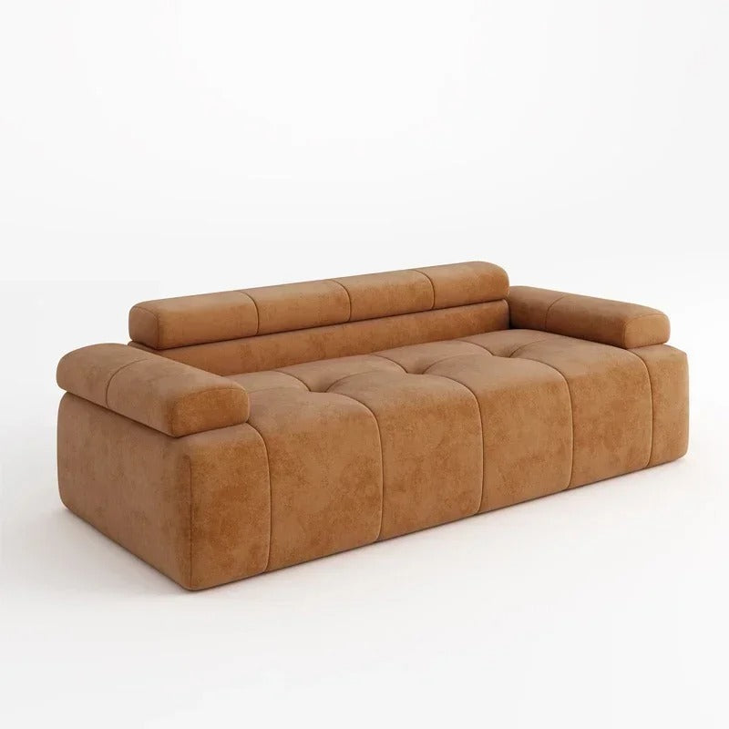 orange 3 settee couch