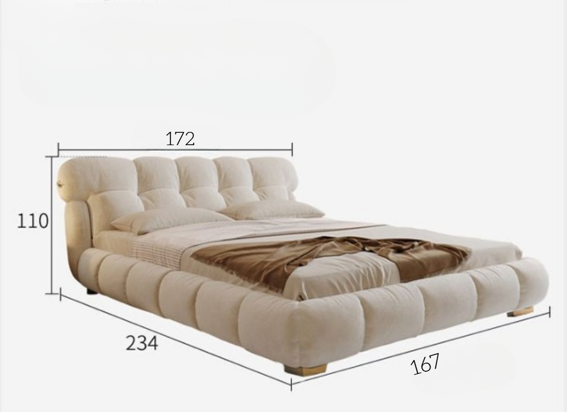 platform upholstered bed