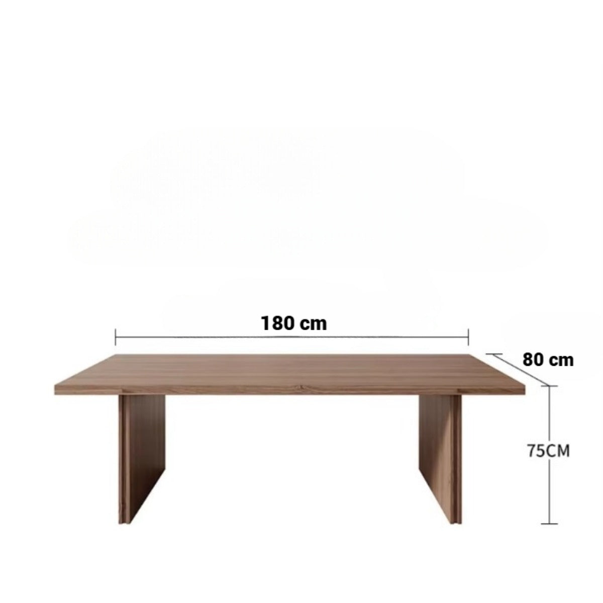 recatngular dining table
