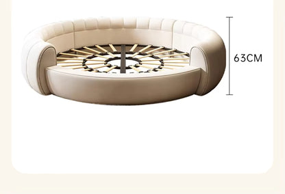 round circular bed
