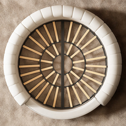 round circular bed
