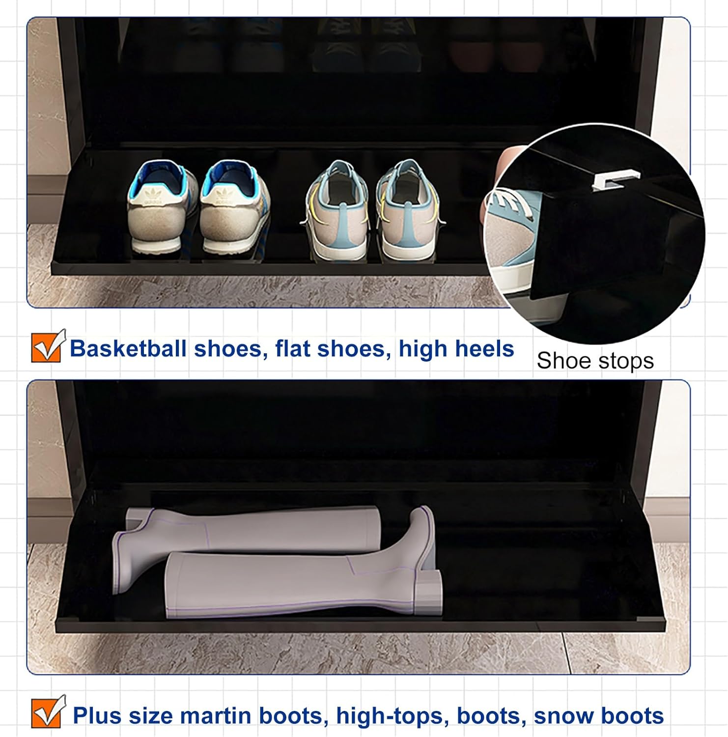 wall mounted shoe cabinet