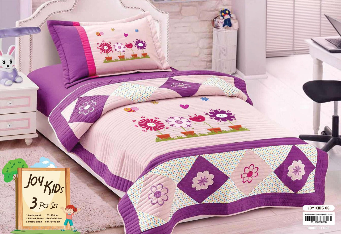 single kids coverlet