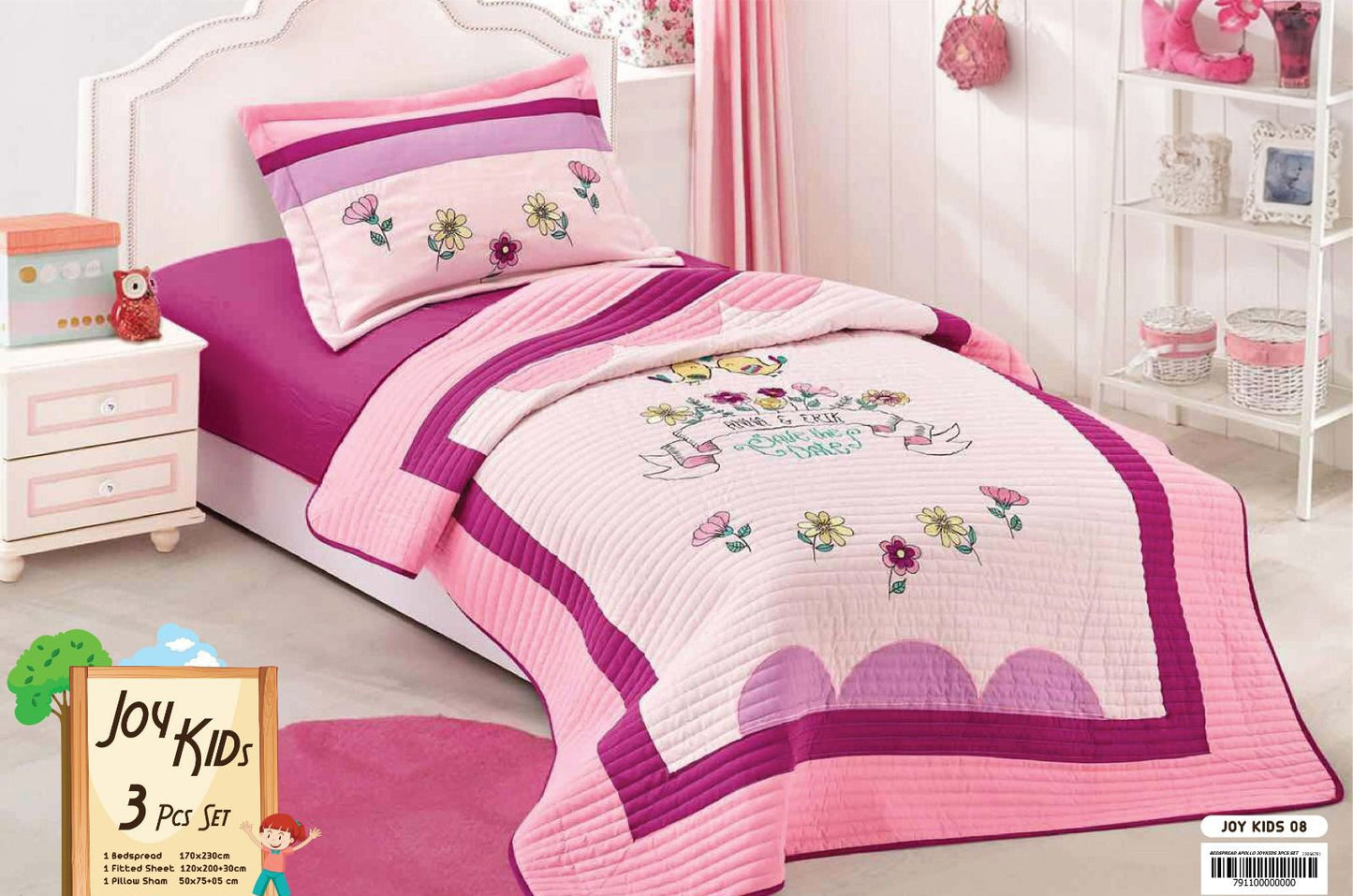 single kids coverlet