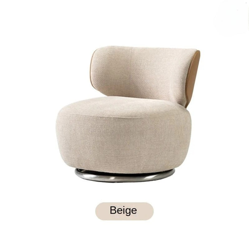 swivel chair beige