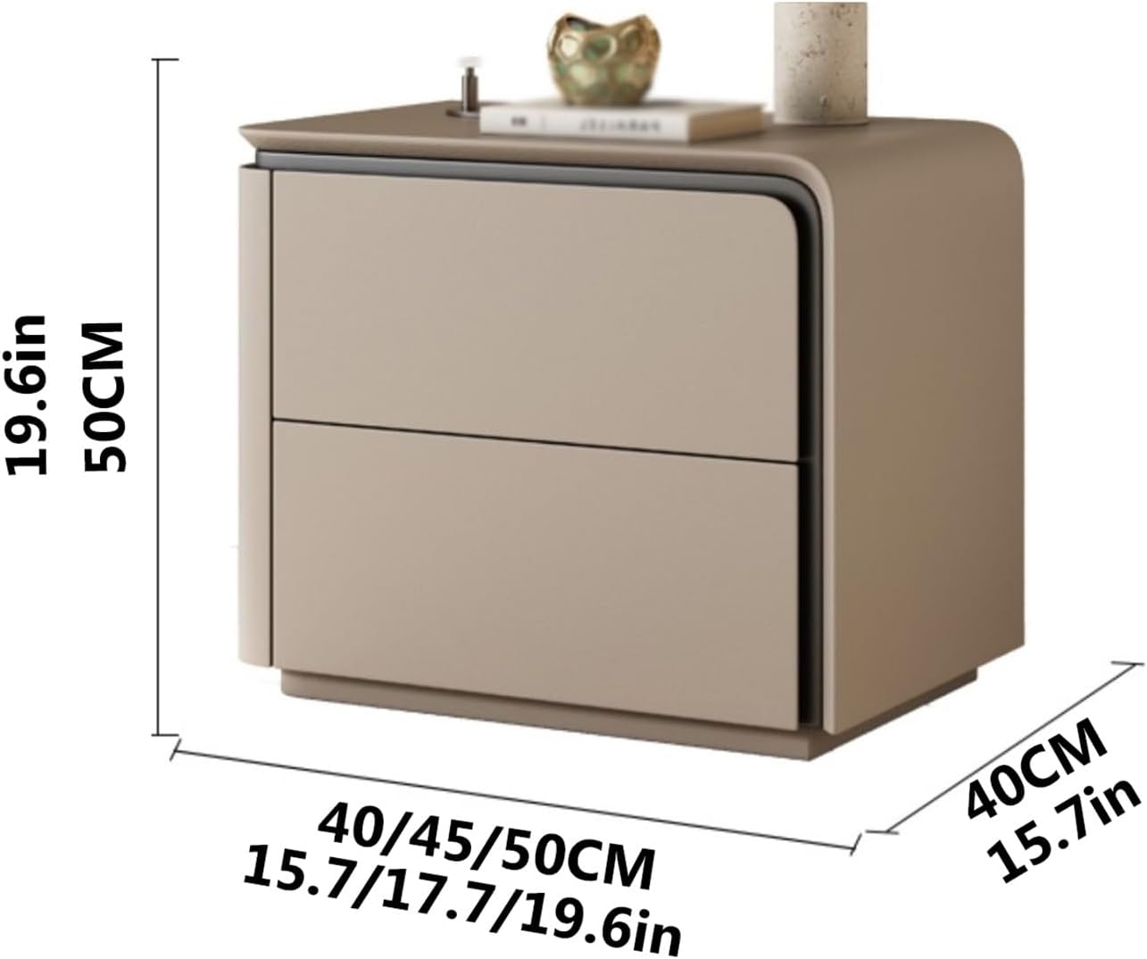 two drawers nightstand