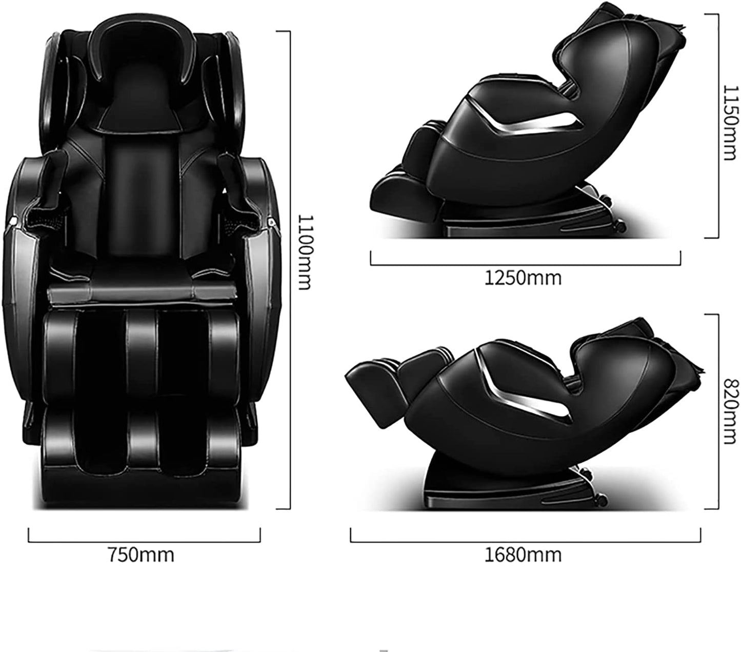 Massage Chair Z6 كرسي تدليك, Full Body Massage, Zero Gravity, Many Advanced Features to perfect rest.