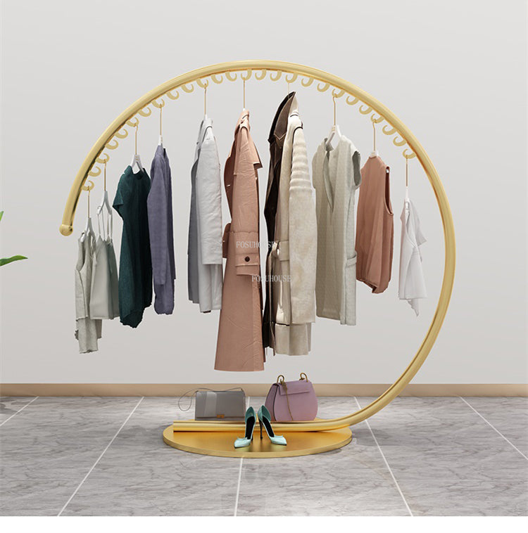 Clothes Hanger Space-Saver, Metal Garment Racks Heavy Duty.