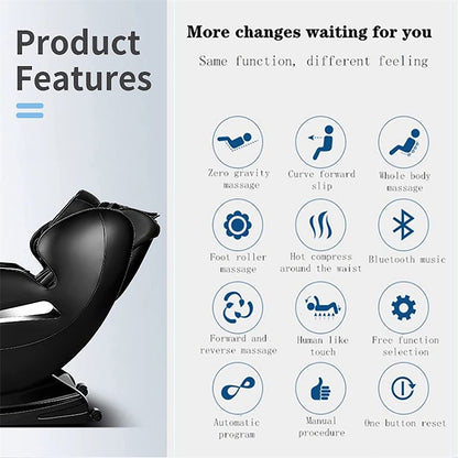 Massage Chair Z6 كرسي تدليك, Full Body Massage, Zero Gravity, Many Advanced Features to perfect rest.