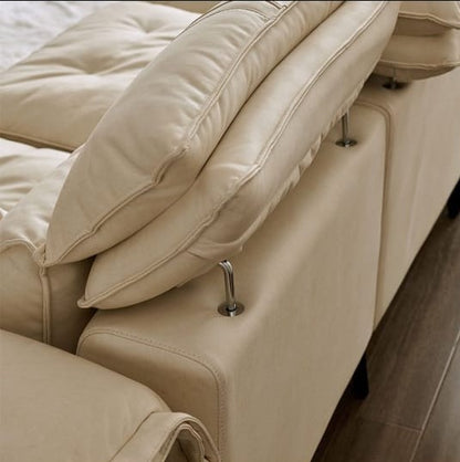 Comfort wide L shape chaise Longue double and single.