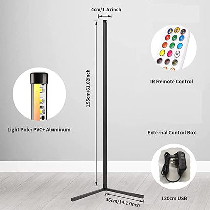 LED corner floor lamp